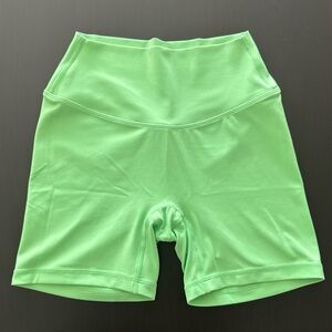 PARAGON Lime Green Women's Bike Shorts